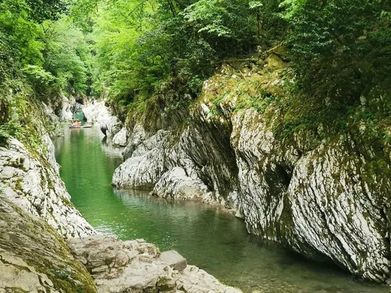 Psakho Canyon and boxwood gorge